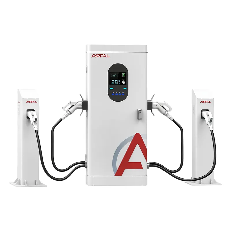 Станица за полнење со DC Fast EV со повеќе конектори од 160 kW за комерцијални флоти